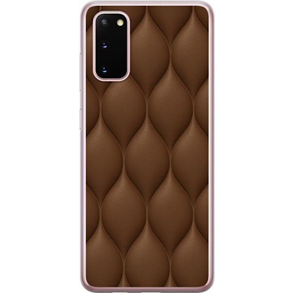 Samsung Galaxy S20 Genomskinligt Skal Cocoa Scales