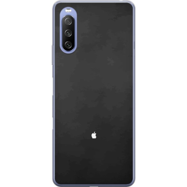 Sony Xperia 10 III Lite Gennemsigtig cover Apple Grey