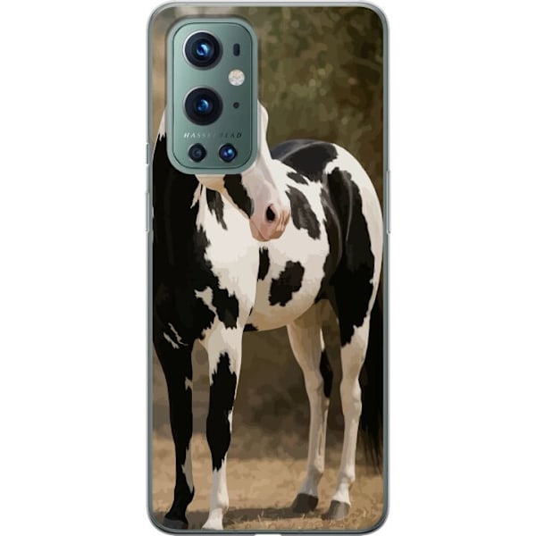 OnePlus 9 Pro Läpinäkyvä kuori Kaunis Hevonen - elegantti h