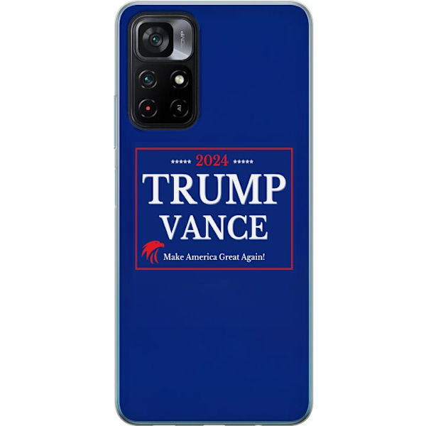 Xiaomi Poco M4 Pro 5G Gennemsigtig cover Trump | Vance 2024