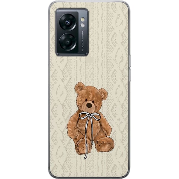 OnePlus Nord N300 Genomskinligt Skal Liten Nalle – klassisk nalle i enkel design
