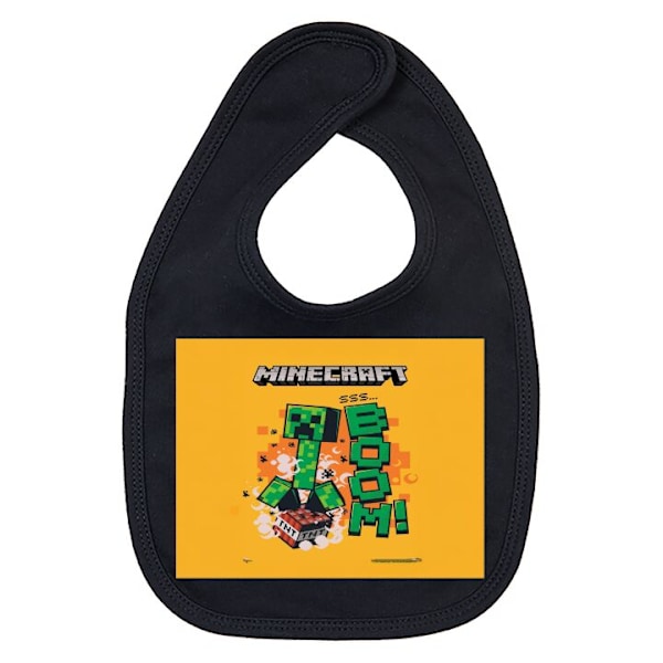Bebis Haklapp Minecraft Boom Svart one size