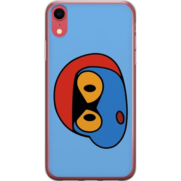 Apple iPhone XR Genomskinligt Skal Bold Bot Head