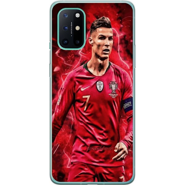 OnePlus 8T Gjennomsiktig deksel Ronaldo Ferdigheter - CR7 Design for Ekte Supportere