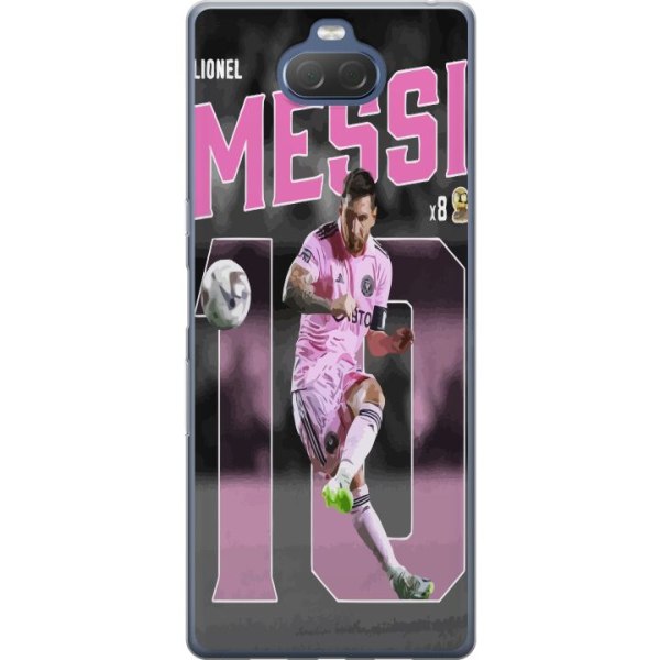 Sony Xperia 10 Plus Gennemsigtig cover Lionel Messi