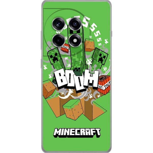 OnePlus 12R Läpinäkyvä kuori Minecraft Boom