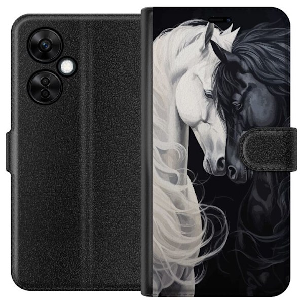 OnePlus Nord CE 3 Lite Lompakkokotelo Hevonen rakkaudessa