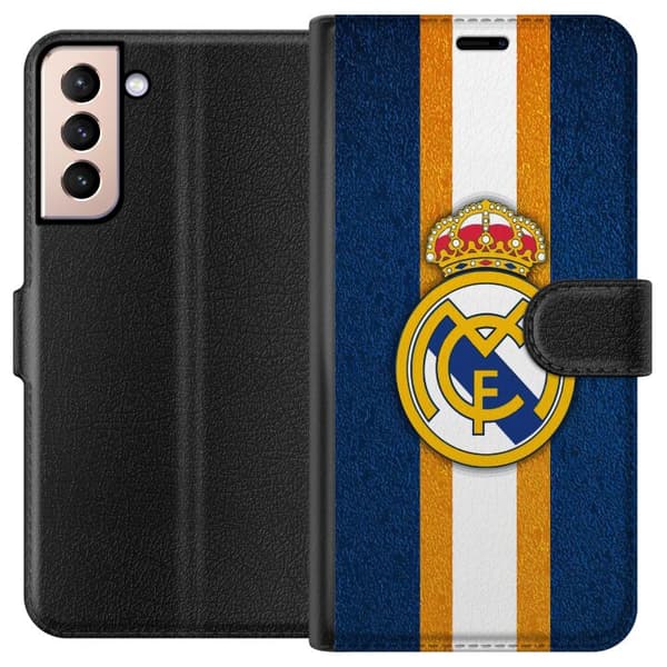 Kompatibelt Plånboksfodral till Samsung Galaxy S21 Real Madrid CF