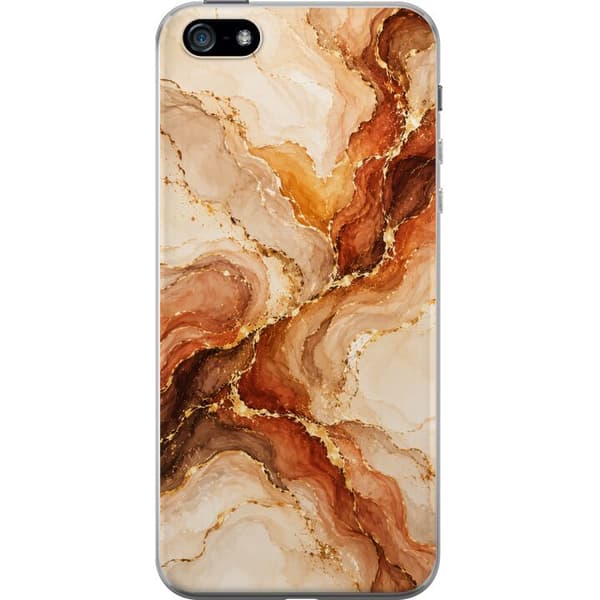 Kompatibelt Mobildeksel til Apple iPhone 5 Høstagat beige