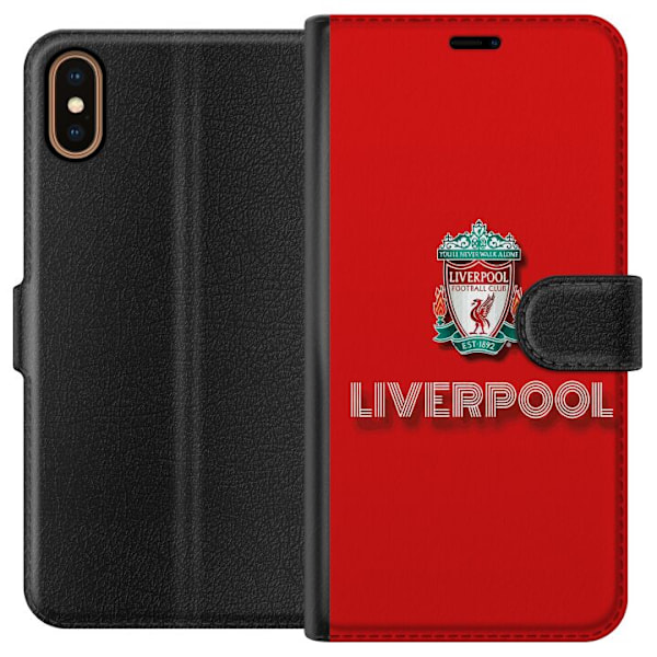 Apple iPhone XS Tegnebogsetui Liverpool