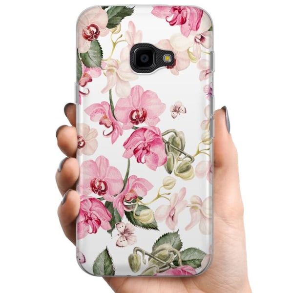 Samsung Galaxy Xcover 4 TPU Mobildeksel Blomster