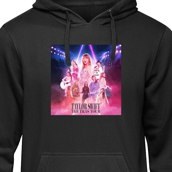 Hoodie til Voksen | Behagelig Hættetrøje Taylor Swift Galaxy Neon sort S