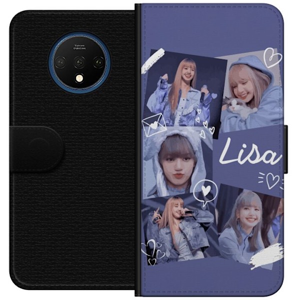 OnePlus 7T Tegnebogsetui Lisa Blackpink – Aesthetic K-pop Queen