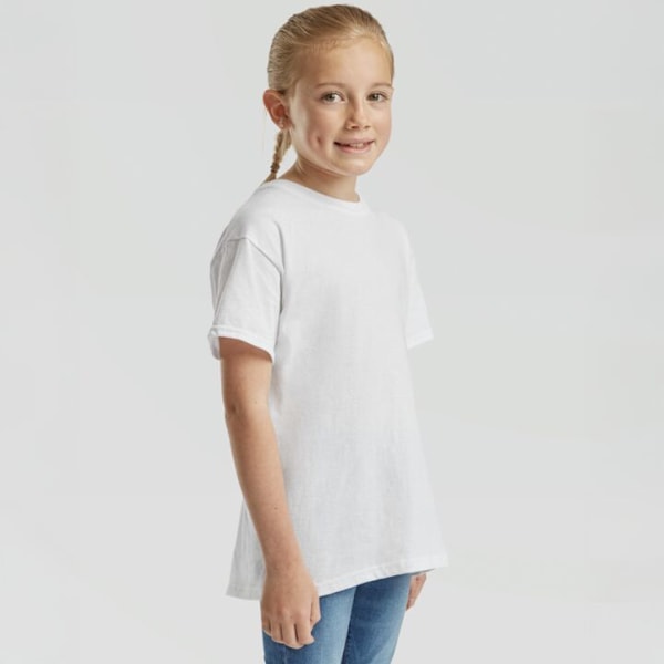 Barn-T-shirt | Bekväm T-shirt för Barn Helsingborg – fotbo vit 5-6 År