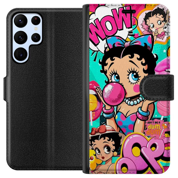 Samsung Galaxy S24 Ultra Lompakkokotelo Betty Boop