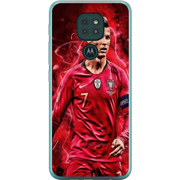 Motorola Moto G9 Play Läpinäkyvä kuori Ronaldon Taidot - CR