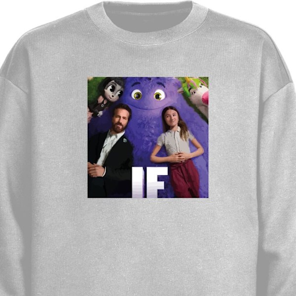Sweatshirt for Voksen | Klassisk Collegegenser IF: Låtsaskomp