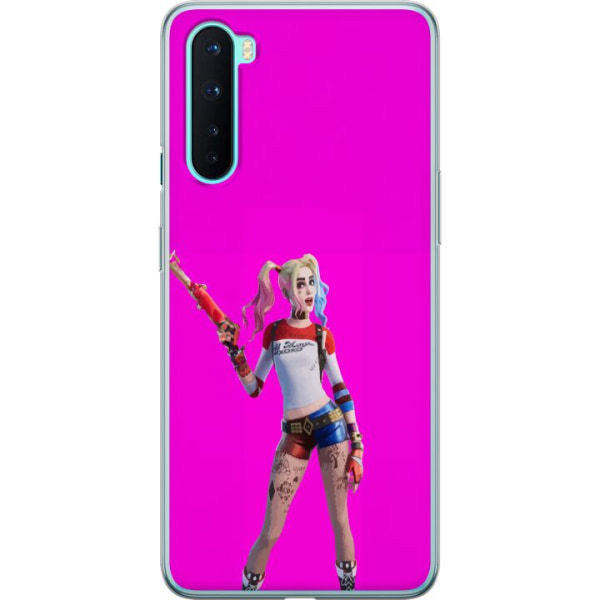 OnePlus Nord Gjennomsiktig deksel Fortnite - Harley Quinn