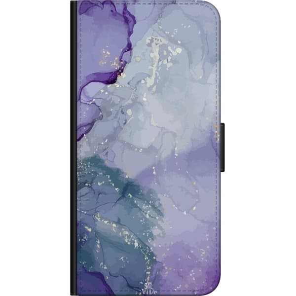 Kompatibelt Lommeboketui til Samsung Galaxy A03s Marmor