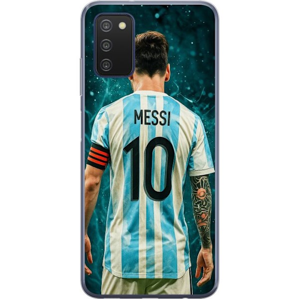 Samsung Galaxy A03s Läpinäkyvä kuori Messi