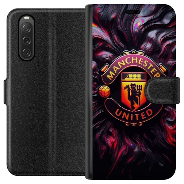 Sony Xperia 10 V Plånboksfodral Manchester United