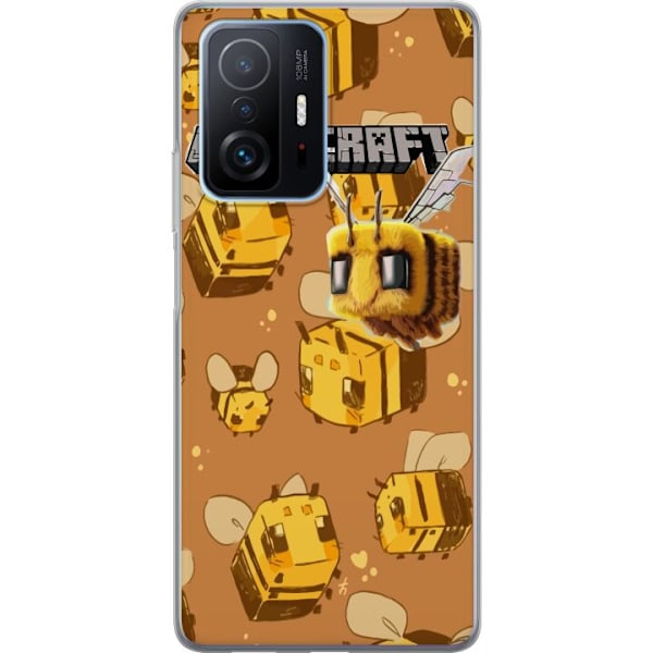 Xiaomi 11T Läpinäkyvä kuori Minecraft Bi
