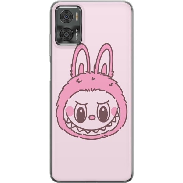 Motorola Moto E22i Läpinäkyvä kuori Labubu Eläinradan Bunny-versio