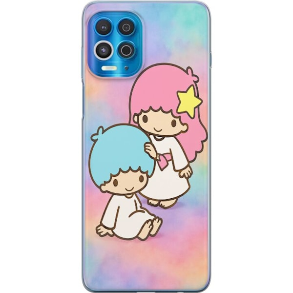 Motorola Edge S Genomskinligt Skal Kawaii Sanrio Kiki Lola Lit