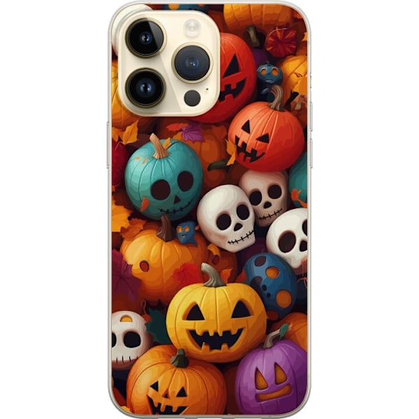 Apple iPhone 14 Pro Max Läpinäkyvä kuori Halloween kuvio 20