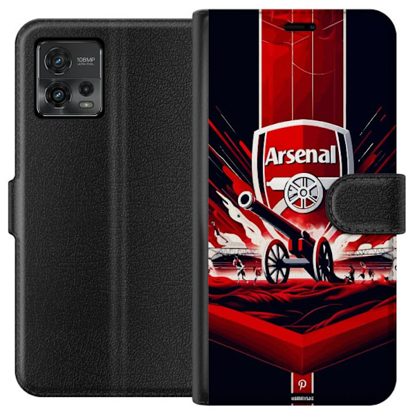 Motorola Moto G72 Lommeboketui Arsenal