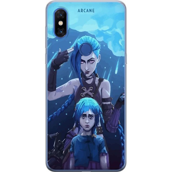 Xiaomi Mi Mix 3 Genomskinligt Skal Arcane, League of Legends