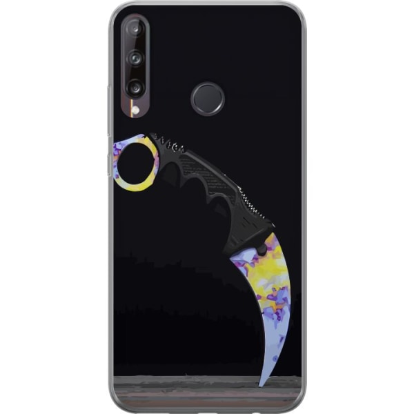Huawei P40 lite E Gennemsigtig cover Karambit / Butterfly / M9