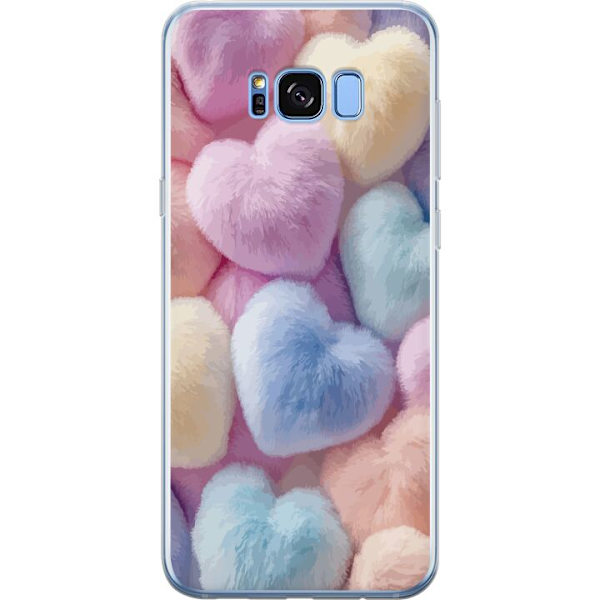 Samsung Galaxy S8+ Läpinäkyvä kuori Sydämet Rakkaus Graafinen Suunnittelu Romanttinen Teema Suosittu Symboli Graafinen Malli Koristelu