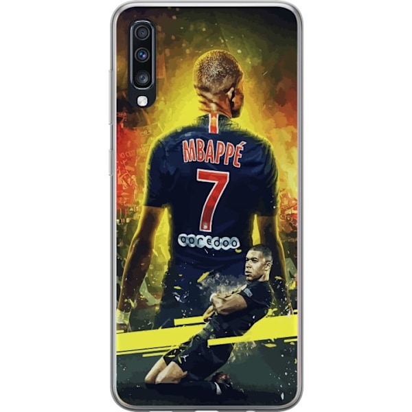 Samsung Galaxy A70 Genomskinligt Skal Kylian Mbappé