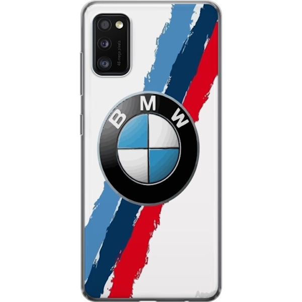 Samsung Galaxy A41 Läpinäkyvä kuori BMW Raidat