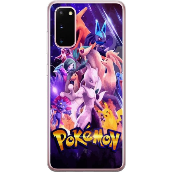 Samsung Galaxy S20 Läpinäkyvä kuori Pokémon