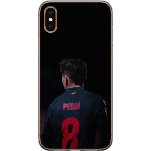 Apple iPhone X Läpinäkyvä kuori Pedri FC Barcelona Jalkapal