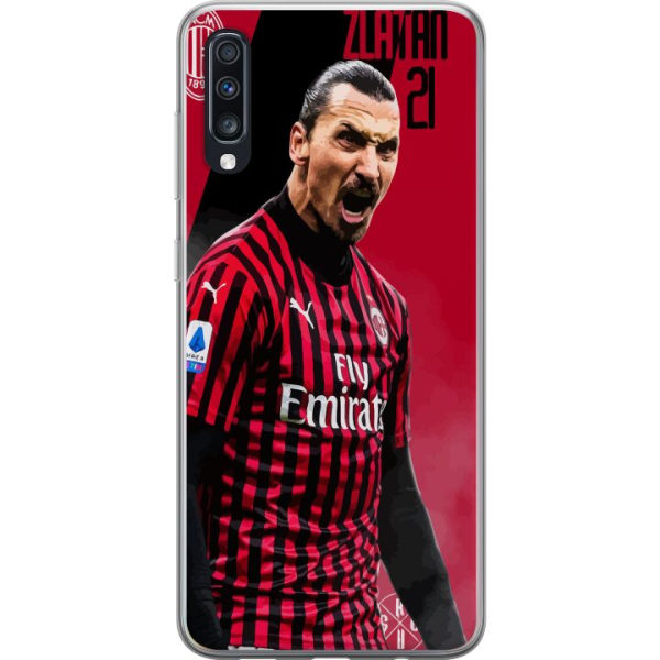 Samsung Galaxy A70 Gennemsigtig cover Zlatan Ibrahimović