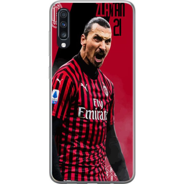 Samsung Galaxy A70 Läpinäkyvä kuori Zlatan Ibrahimović