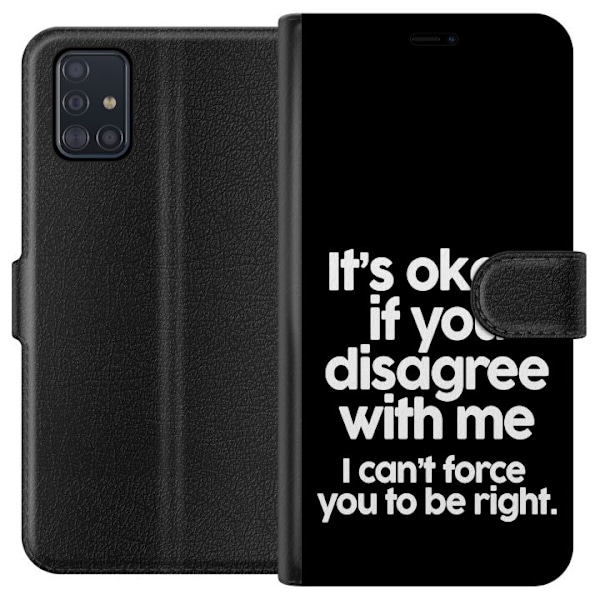 Samsung Galaxy A51 Plånboksfodral Text
