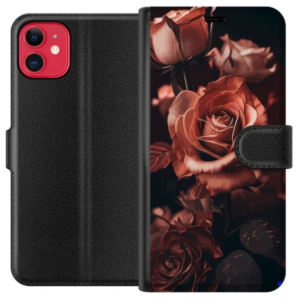Kompatibel Tegnebogsetui til Apple iPhone 11 Blomster