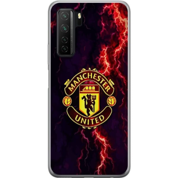 Huawei P40 lite 5G Gennemsigtig cover Manchester United