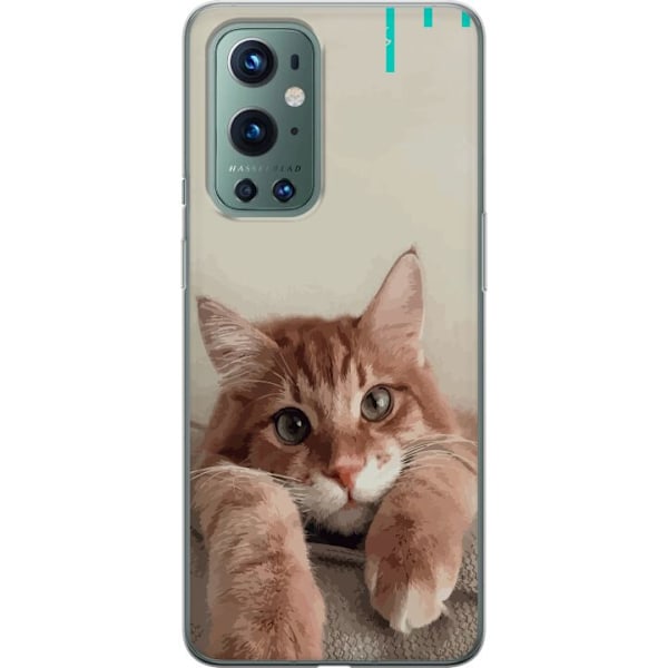 OnePlus 9 Pro Genomskinligt Skal Katt