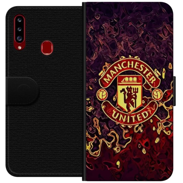 Samsung Galaxy A20s Tegnebogsetui Manchester United