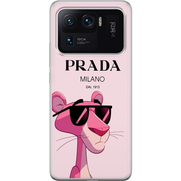 Xiaomi Mi 11 Ultra Gennemsigtig cover Prada Lyserød Panter