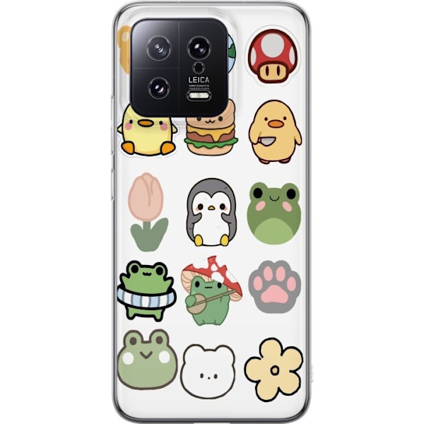 Xiaomi 13 Läpinäkyvä kuori Kawaii Friends