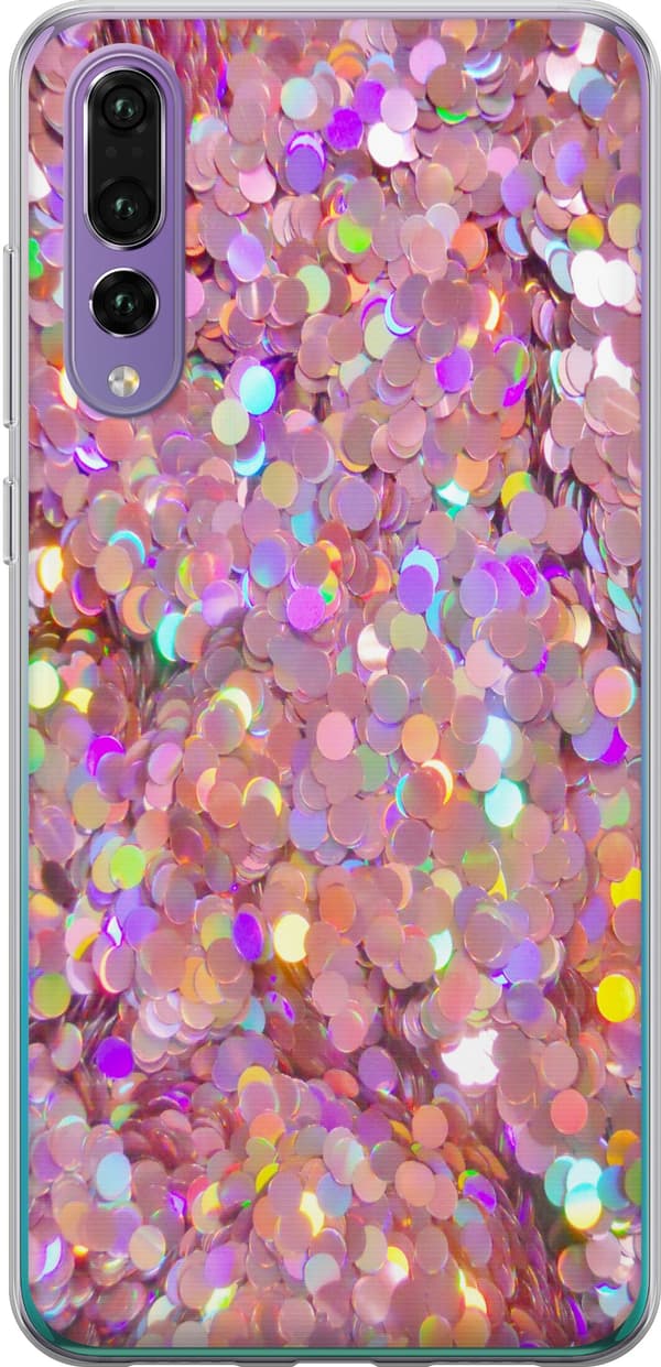 Kompatibelt Mobildeksel til Huawei P20 Pro Glimmer