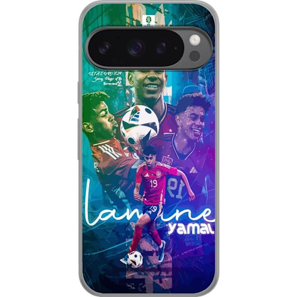 Google Pixel 9 Pro XL Läpinäkyvä kuori Lamine Yamal FCB