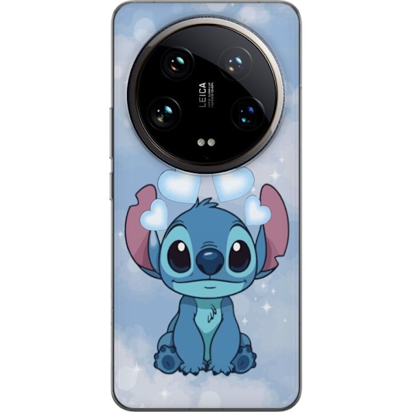Xiaomi 14 Ultra Läpinäkyvä kuori Stitch Hyppäävä Ilo - Hauska Suunnittelu Lahjalle