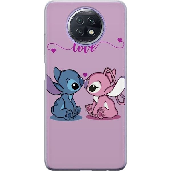 Xiaomi Redmi Note 9T Genomskinligt Skal Lilo & Stitch – Ange